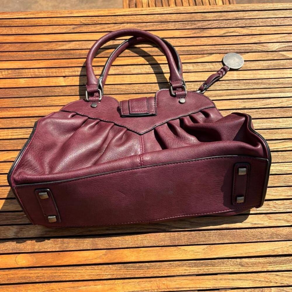 Simply noelle burgundy leather handbag - Picture 5 of 7